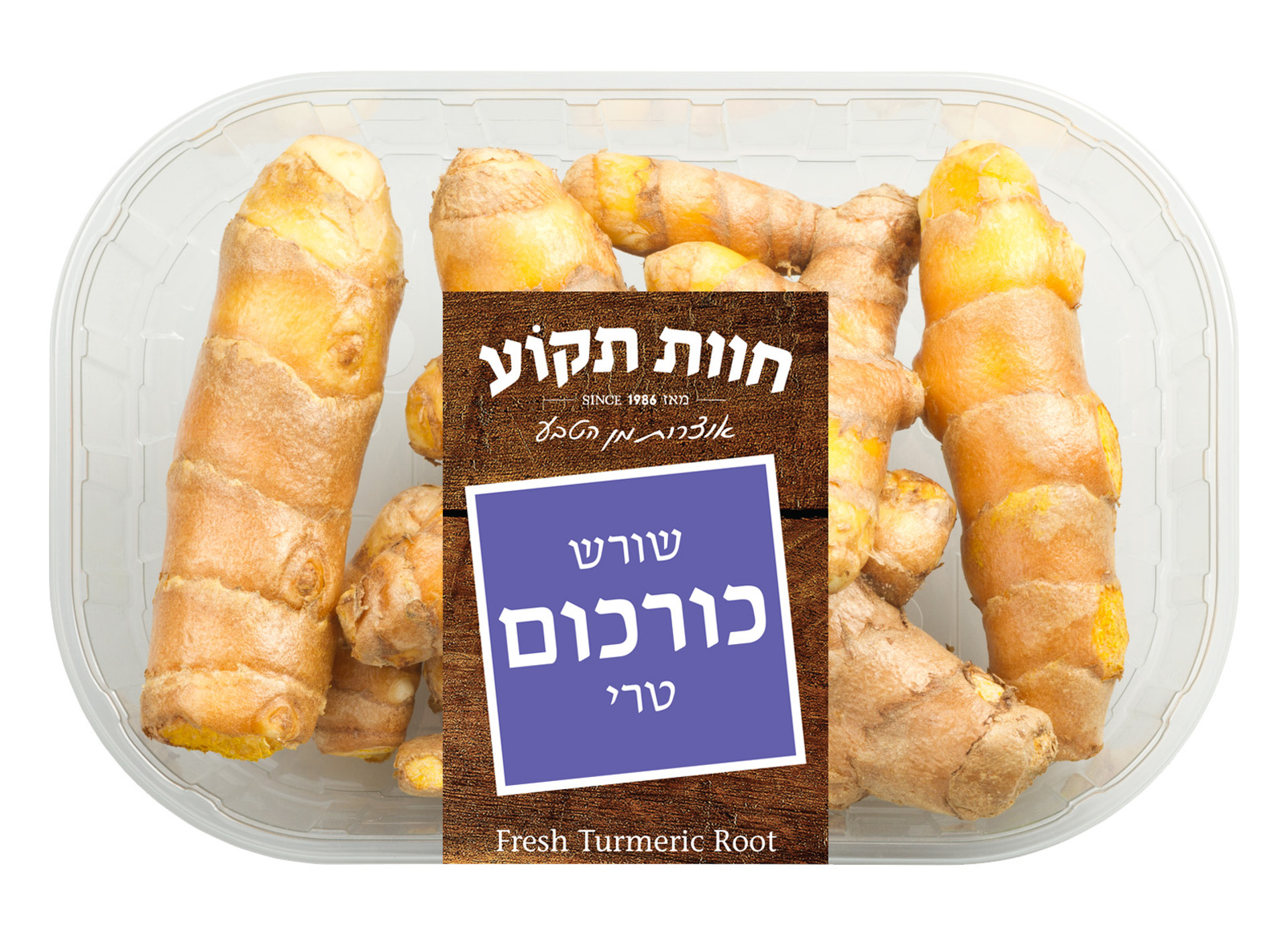 שורש כורכום טרי ארוז