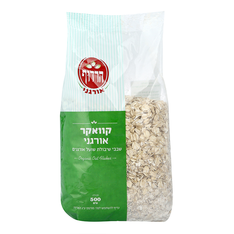 קוואקר לל"ג אורגני הרדוף 500 גרם