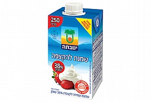 יטבתה שמנת עמידה להקצפה 38% שומן יטבתה שמנת עמידה להקצפה 38% שומן
